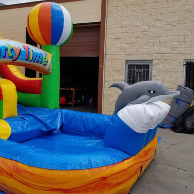 Expédition par voie aérienne ou express Profitez du plaisir en plein air avec le toboggan pneumatique en PVC commercial de 2024 pieds