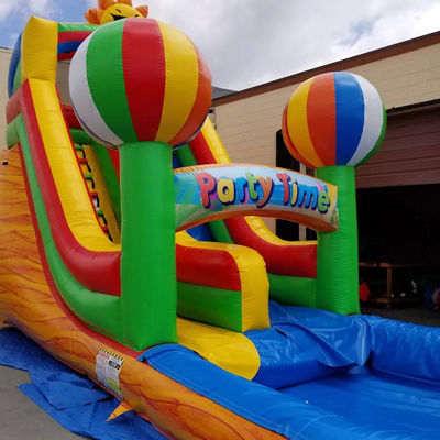 Expédition par voie aérienne ou express Profitez du plaisir en plein air avec le toboggan pneumatique en PVC commercial de 2024 pieds