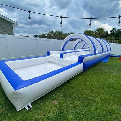 Glissière à eau de couleur personnalisée gonflable avec grande piscine d'eau 12x3x3m ou taille personnalisée