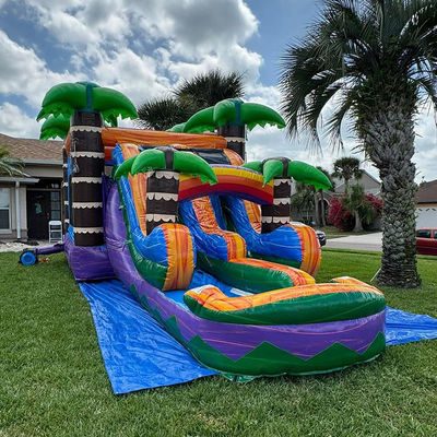 Château gonflable à glissière en PVC