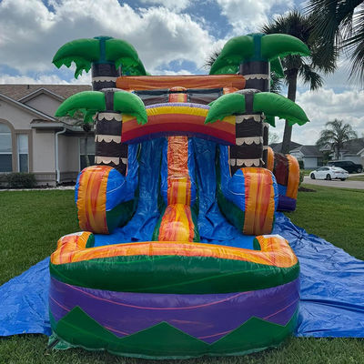Château gonflable à glissière en PVC