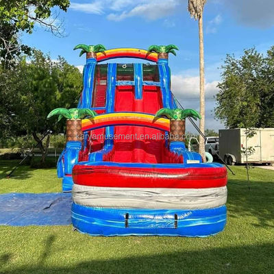 Château de saut gonflable pour parc aquatique