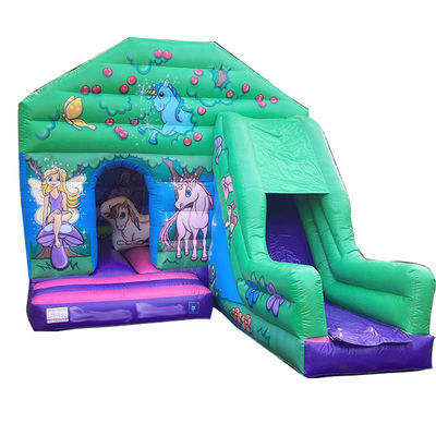 0.55mm PVC Vinyl Tarpaulin Bouncer House avec diapositive Entretenement intérieur et extérieur