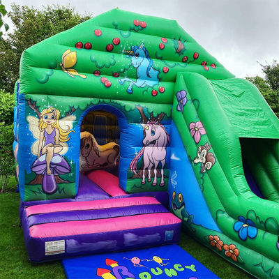 0.55mm PVC Vinyl Tarpaulin Bouncer House avec diapositive Entretenement intérieur et extérieur