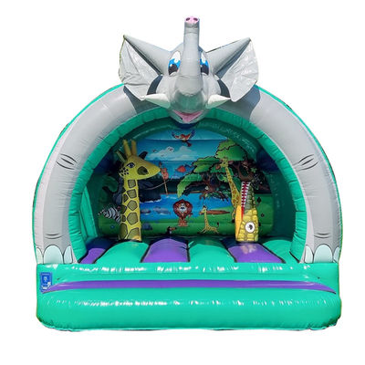 Unisexe PVC commercial trampoline gonflable château éléphant maison de rebond pour la location de fête