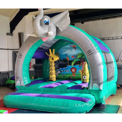 Unisexe PVC commercial trampoline gonflable château éléphant maison de rebond pour la location de fête