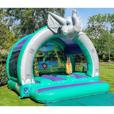 Unisexe PVC commercial trampoline gonflable château éléphant maison de rebond pour la location de fête