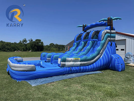 Grands adultes et enfants taille gonflables couloirs avec piscine