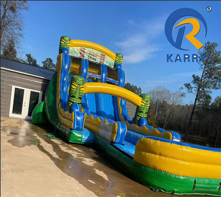 Grands adultes et enfants taille gonflables couloirs avec piscine