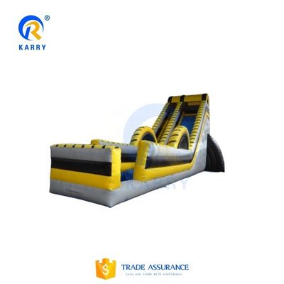 Parc aquatique commercial gonflable avec glissement plus long et piscine combinée gonflable