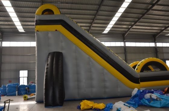 Parc aquatique commercial gonflable avec glissement plus long et piscine combinée gonflable