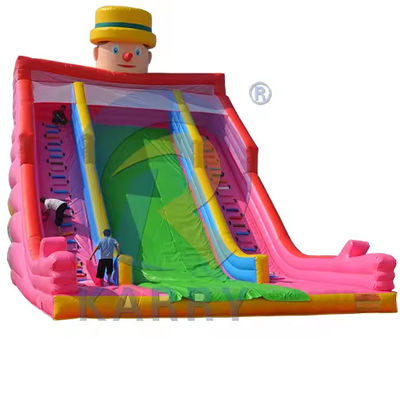 Caractéristiques personnalisées toboggan gonflable pour adultes avec piscine maison de rebond PVC durable