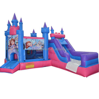 Caractéristiques Portable enfants château coquin maison gonflable avec toboggan et piscine