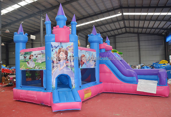 Caractéristiques Portable enfants château coquin maison gonflable avec toboggan et piscine