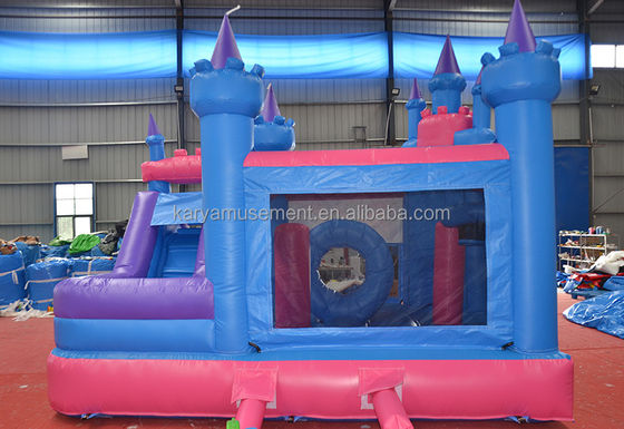 Caractéristiques Portable enfants château coquin maison gonflable avec toboggan et piscine