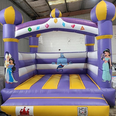 Le dernier style violet gonflable sautant du château maison pour les enfants personnaliser accepté