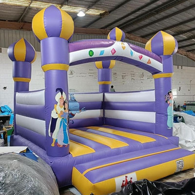Le dernier style violet gonflable sautant du château maison pour les enfants personnaliser accepté