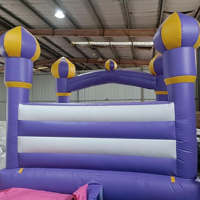 Le dernier style violet gonflable sautant du château maison pour les enfants personnaliser accepté