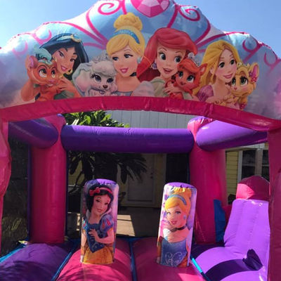 Une princesse fantastique du conte de fées château maison de rebond Taille personnalisée pour la location commerciale