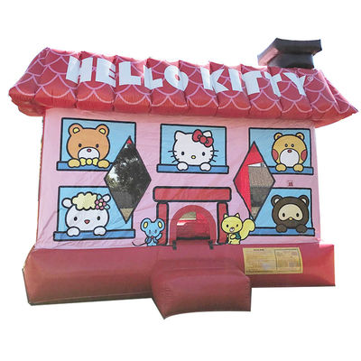 14 ans de popularité Red Hello Kit-ty Trampoline gonflable Château avec kits de réparation