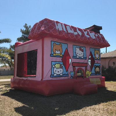 14 ans de popularité Red Hello Kit-ty Trampoline gonflable Château avec kits de réparation