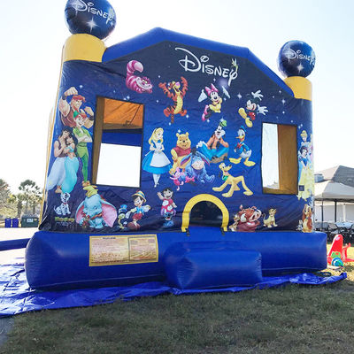 Château de trampoline gonflable en PVC sur le thème des dessins animés