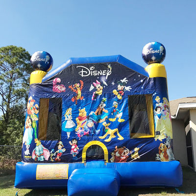 Château de trampoline gonflable en PVC sur le thème des dessins animés