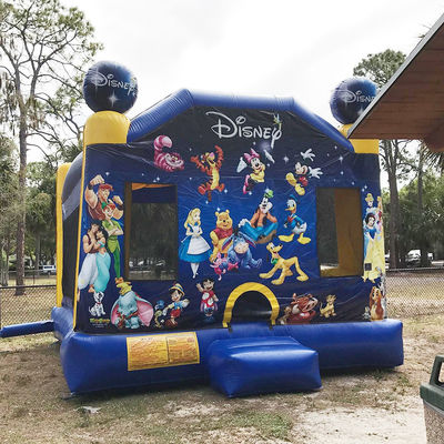 Château de trampoline gonflable en PVC sur le thème des dessins animés