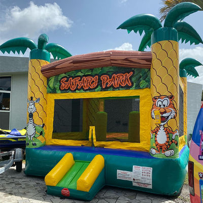 Location de soirées Parcs Safari Thème PVC maison gonflable pour les clients unisexes