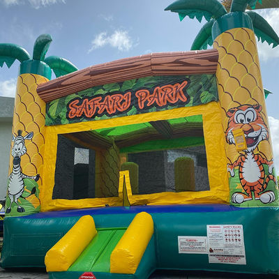 Location de soirées Parcs Safari Thème PVC maison gonflable pour les clients unisexes