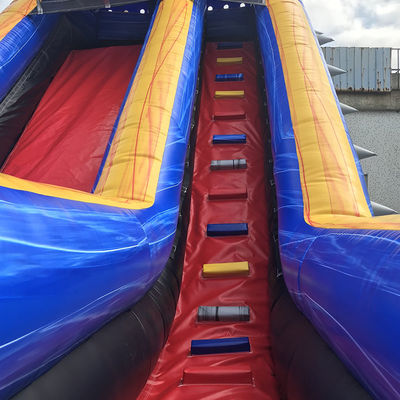 Grand toboggan à saut d'air commercial avec piscine