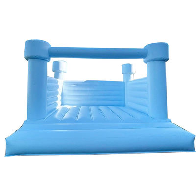 Logo Logo personnalisé Imprimé Bouncer gonflable blanc pour la fête Moonwalk Bouncy Castle