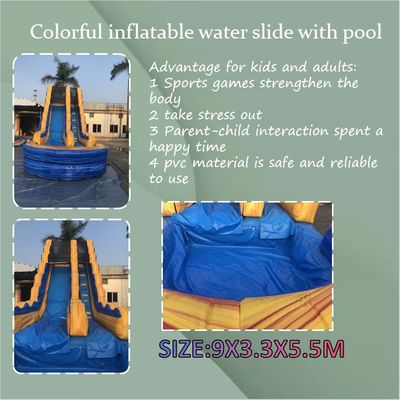 Amusez-vous à l' extérieur avec notre toboggan gonflable et notre piscine