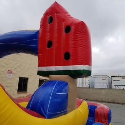 Parque gonflable glacé Watermelon Water Slide avec le soutien de la piscine Un article d'achat