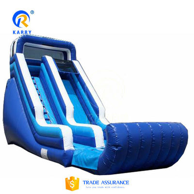 Piscine à eau de style château gonflable gonflable long toboggan pour enfants et adultes