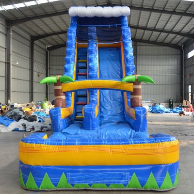 Glissière gonflable de 36 pieds de qualité commerciale avec piscine à eau