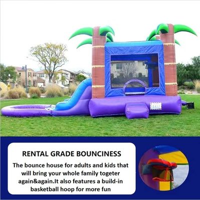 Glissière pneumatique en PVC avec boucle de basket pour enfants et adultes