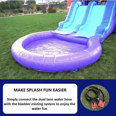 Glissière pneumatique en PVC avec boucle de basket pour enfants et adultes