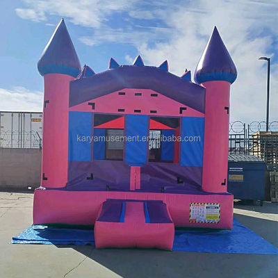 Accessoires de princesse unisexe Château rose gonflable Maison pour enfants Thème de fête d'anniversaire