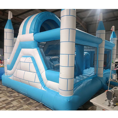 Derniers objets populaires gonflables obstacle château maison combo glissière intérieure pour la location de fête