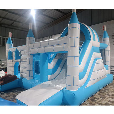 Derniers objets populaires gonflables obstacle château maison combo glissière intérieure pour la location de fête