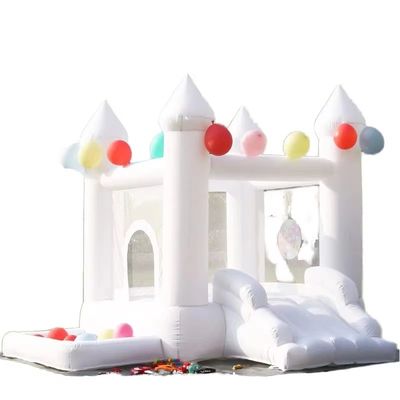 CE/EN71/EN14960 Bouncer gonflable en PVC blanc unisexe certifié pour les terrains de jeux et les fêtes