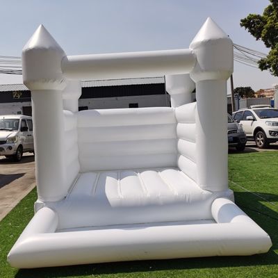 CE/EN71/EN14960 Bouncer gonflable en PVC blanc unisexe certifié pour les terrains de jeux et les fêtes