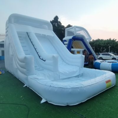 CE/EN71/EN14960 Bouncer gonflable en PVC blanc unisexe certifié pour les terrains de jeux et les fêtes