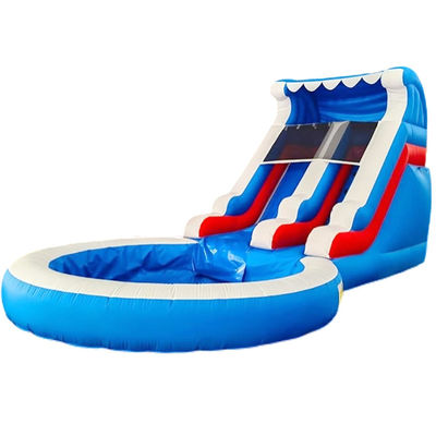 Impression numérique Glissière d'eau de piscine Glissière d'eau gonflable commerciale pour jardin d'enfant