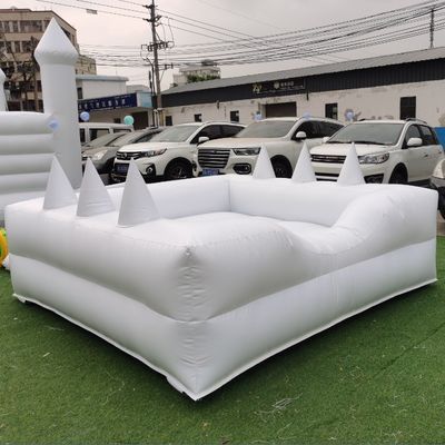 CE/EN71/EN14960 Bouncer gonflable en PVC blanc unisexe certifié pour les terrains de jeux et les fêtes