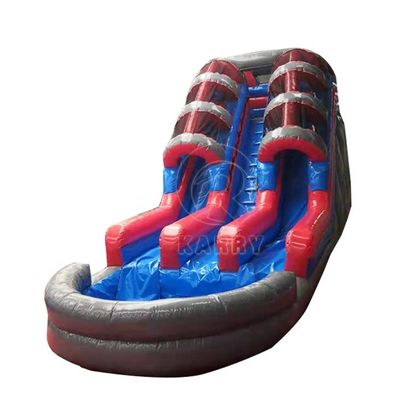 Impression numérique Glissière d'eau de piscine Glissière d'eau gonflable commerciale pour jardin d'enfant