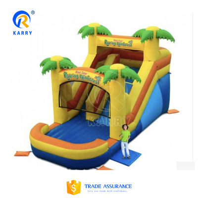 Impression numérique Glissière d'eau de piscine Glissière d'eau gonflable commerciale pour jardin d'enfant