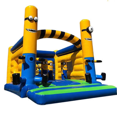 CE/EN71/EN14960 Combo de château de trampoline gonflable avec thème de dessin animé certifié
