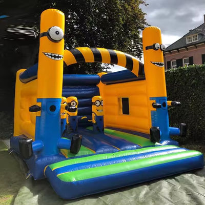 CE/EN71/EN14960 Combo de château de trampoline gonflable avec thème de dessin animé certifié